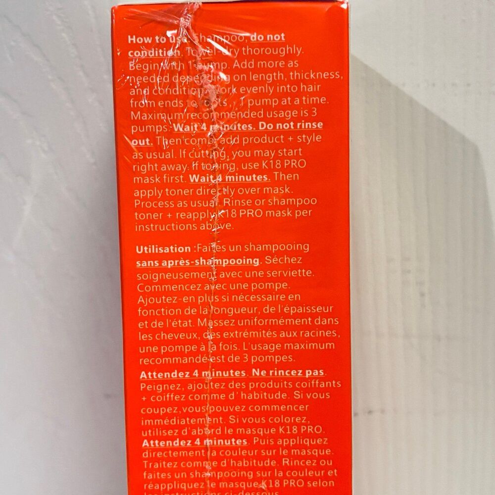 New In Box K18 Biomimetic Hairscience Professional Molecular Repair Mask 150ml - Picture 7 of 11